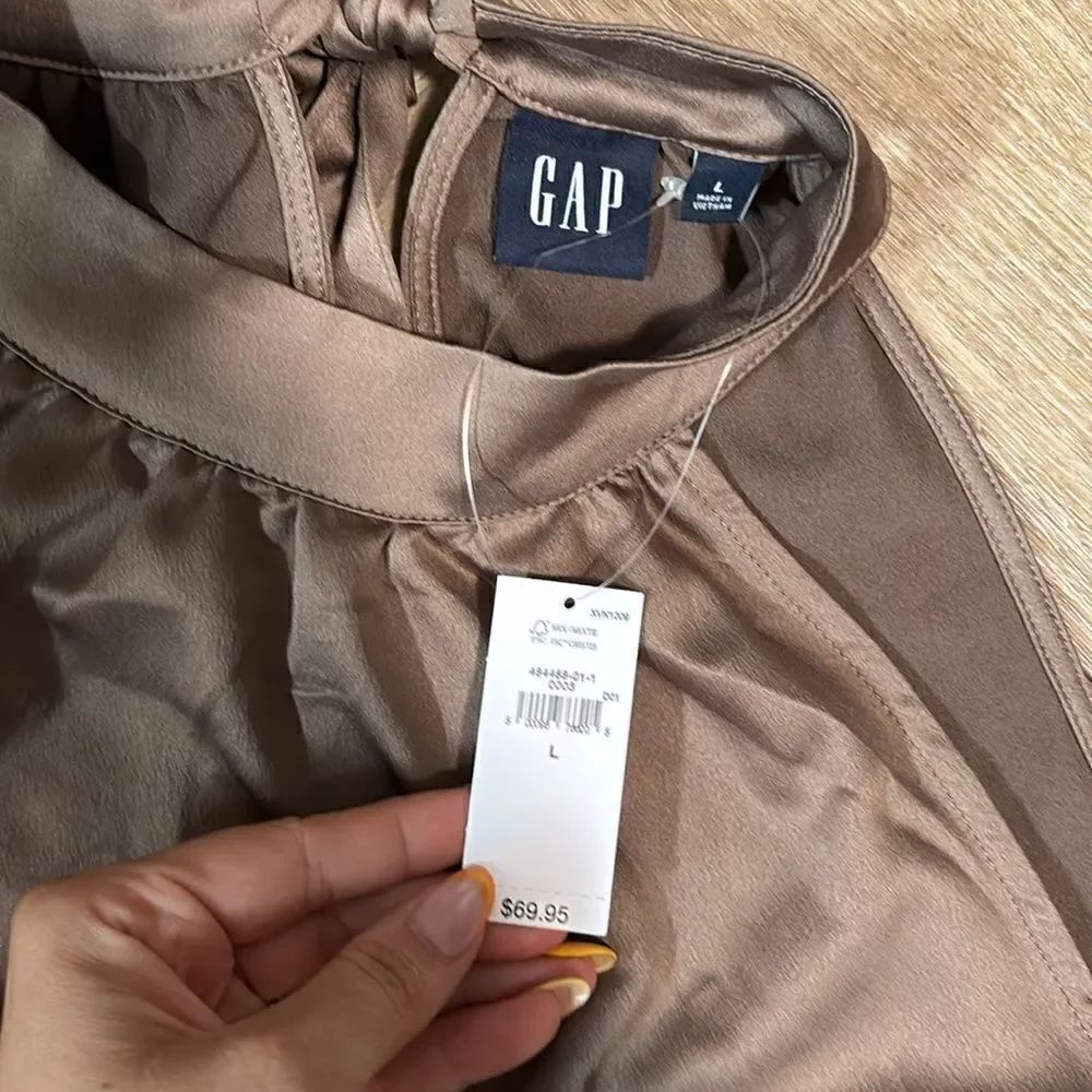 NWT Gap Tie Back Mini Dress - Picture 4 of 5